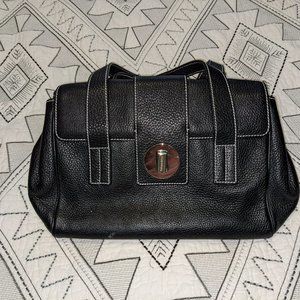 Tiffany & Co. Leather Shoulder Bag w/ Coin Purse